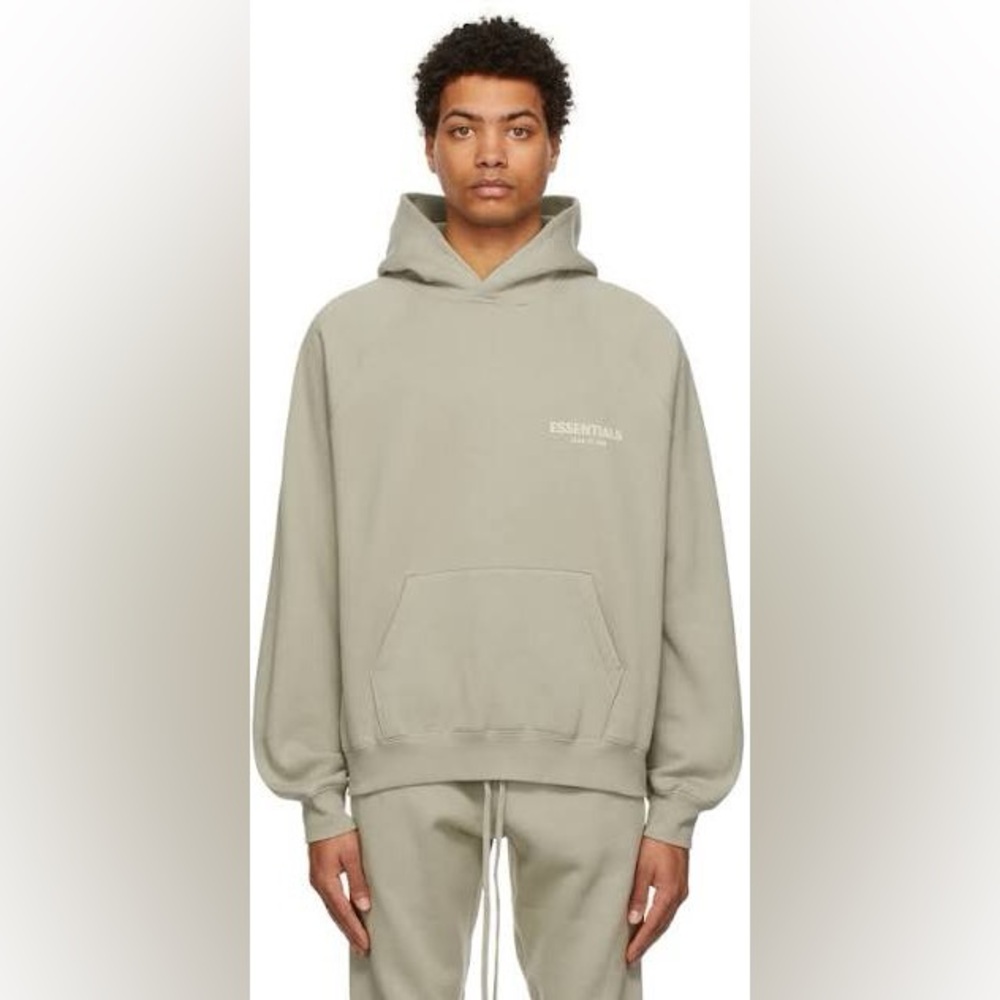 NWT Essentials Fear of God Sea Foam Hoodie X-Small
